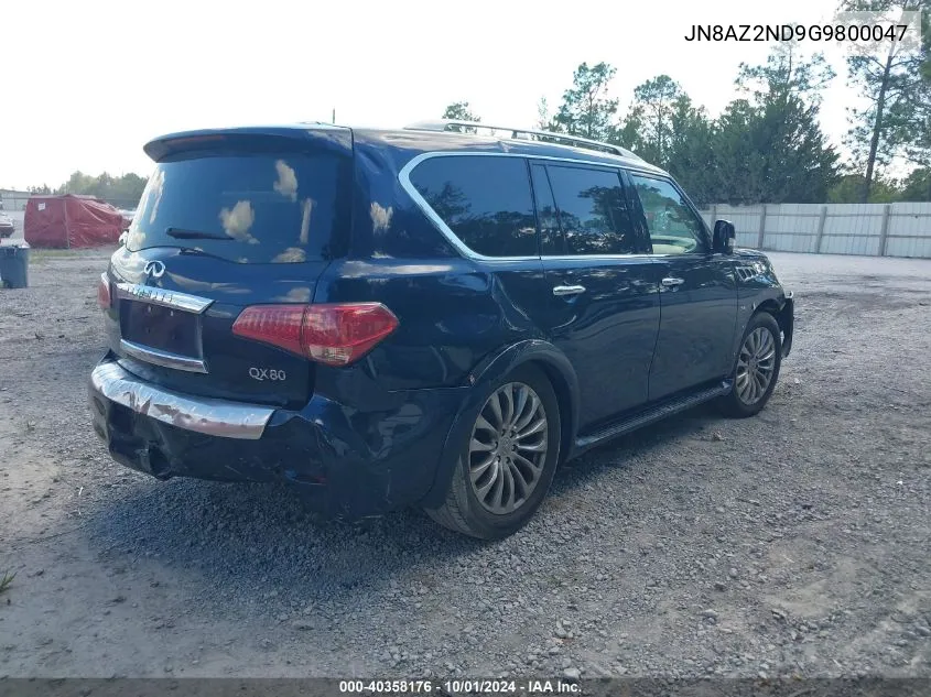 JN8AZ2ND9G9800047 2016 Infiniti Qx80