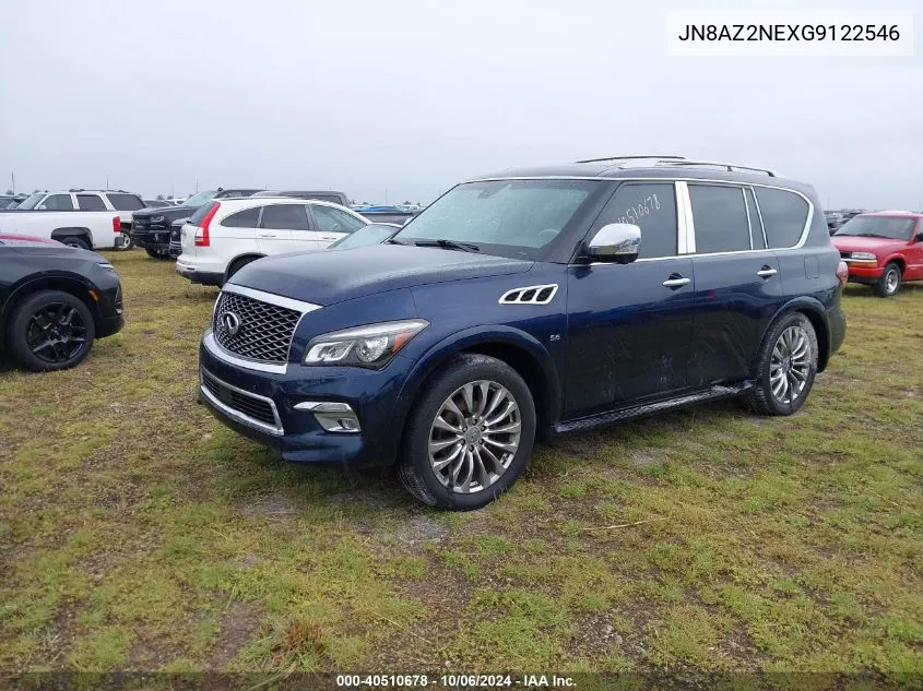 2016 Infiniti Qx80 VIN: JN8AZ2NEXG9122546 Lot: 40510678