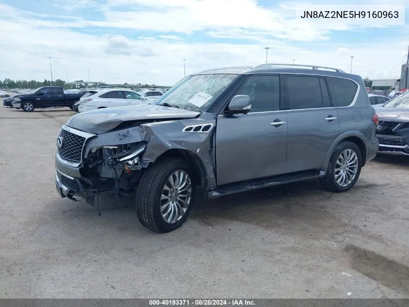 2017 Infiniti Qx80 VIN: JN8AZ2NE5H9160963 Lot: 40193371