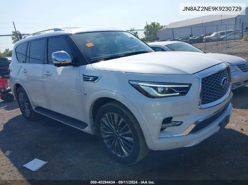 JN8AZ2NE9K9230729 2019 Infiniti Qx80 Luxe