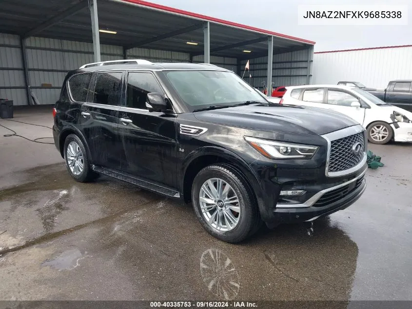 JN8AZ2NFXK9685338 2019 Infiniti Qx80 Luxe