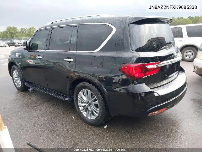 JN8AZ2NFXK9685338 2019 Infiniti Qx80 Luxe