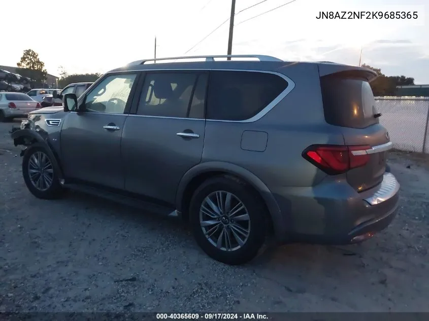 JN8AZ2NF2K9685365 2019 Infiniti Qx80 Luxe