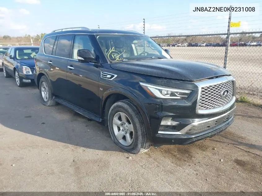 JN8AZ2NE0K9231008 2019 Infiniti Qx80 Luxe