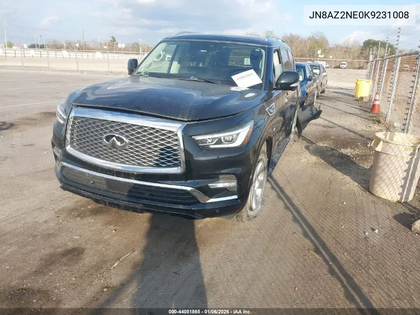 JN8AZ2NE0K9231008 2019 Infiniti Qx80 Luxe