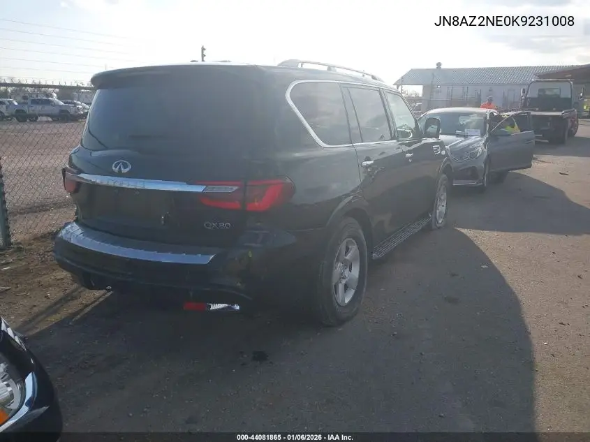 JN8AZ2NE0K9231008 2019 Infiniti Qx80 Luxe