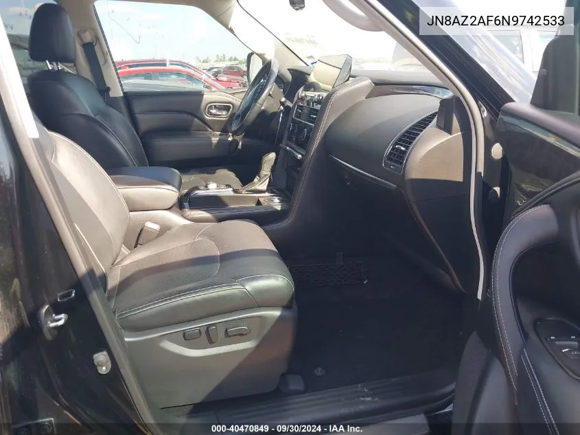 JN8AZ2AF6N9742533 2022 Infiniti Qx80 Luxe