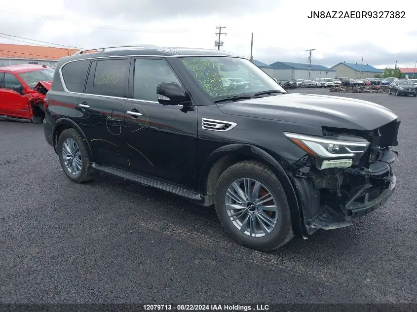 2024 Infiniti Qx80 Luxe/Premium Select VIN: JN8AZ2AE0R9327382 Lot: 12079713