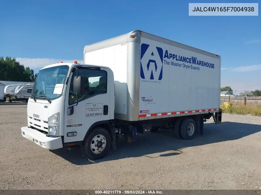 JALC4W165F7004938 2015 Isuzu Npr Dsl Reg At