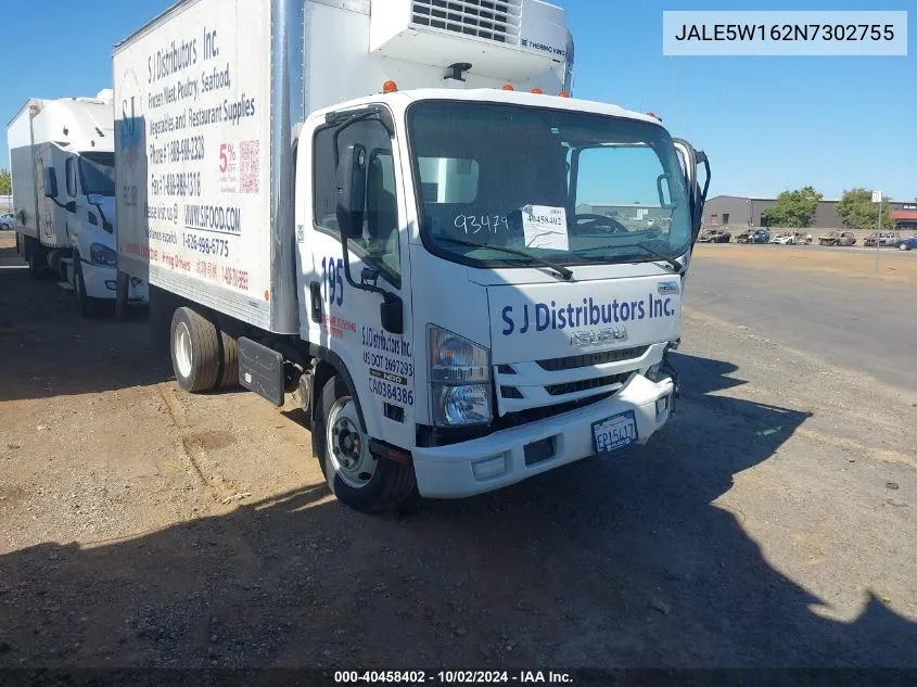 JALE5W162N7302755 2022 Isuzu Nrr