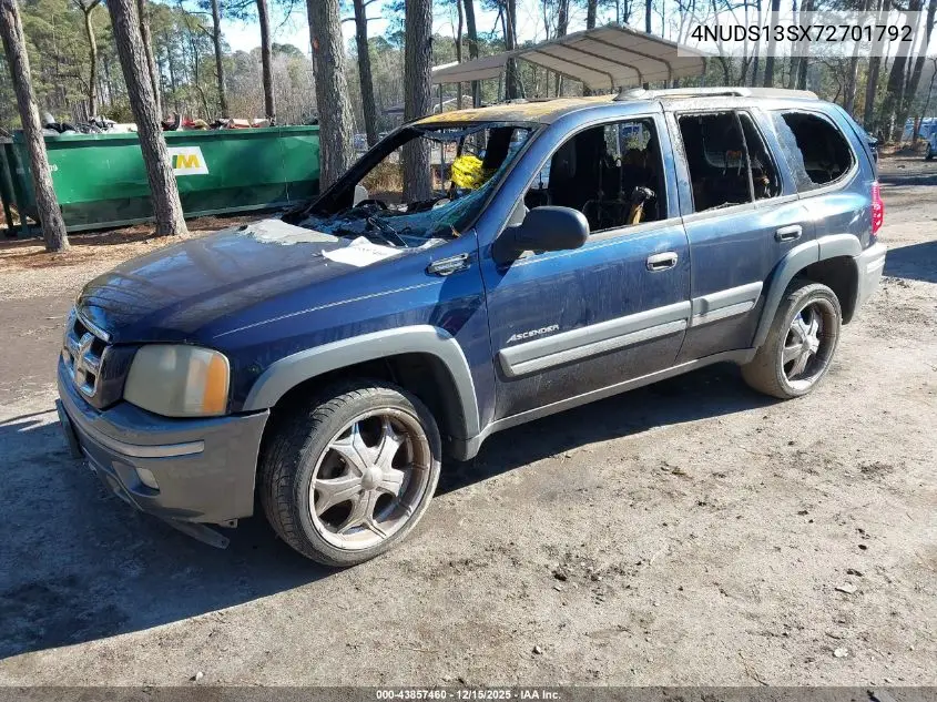 4NUDS13SX72701792 2007 Isuzu Ascender S