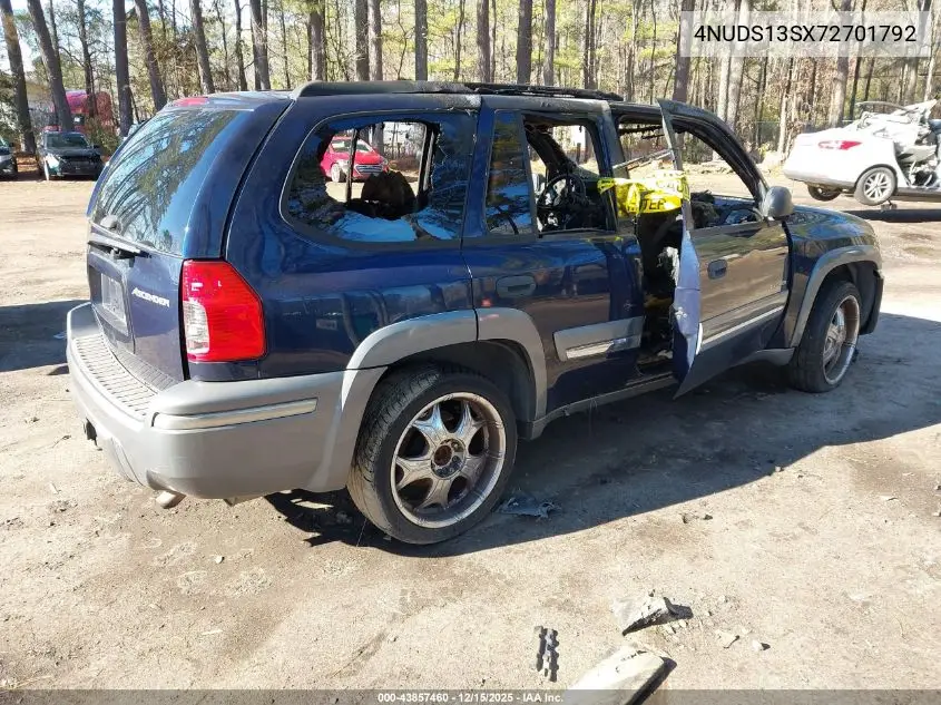 4NUDS13SX72701792 2007 Isuzu Ascender S
