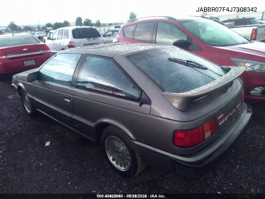 JABBR07F4J7308342 1988 Isuzu Impulse