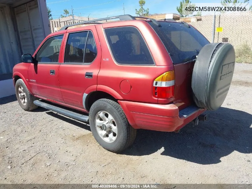 4S2CM58W2X4308866 1999 Isuzu Rodeo Ls/Lse/S