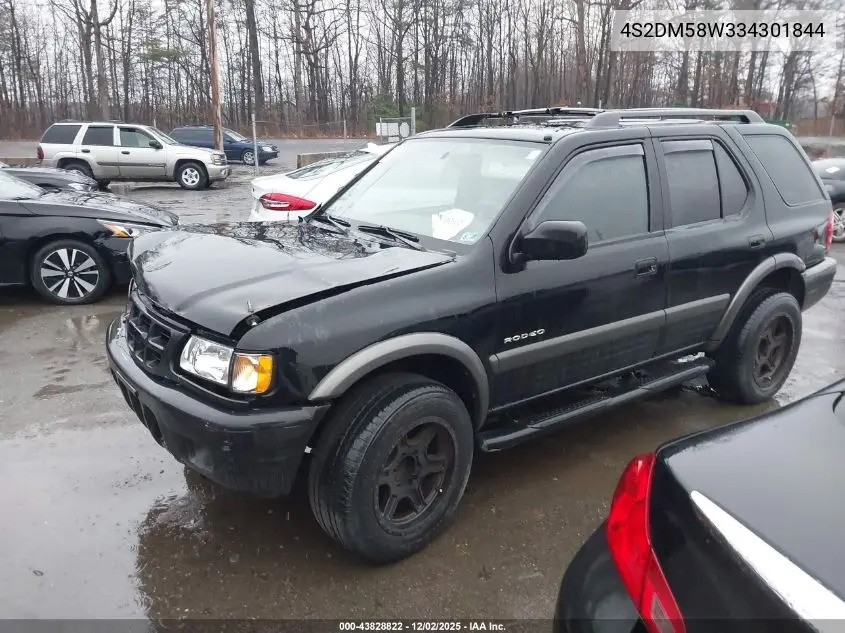 4S2DM58W334301844 2003 Isuzu Rodeo S 3.2L V6