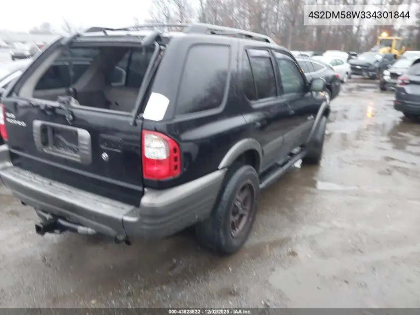 4S2DM58W334301844 2003 Isuzu Rodeo S 3.2L V6
