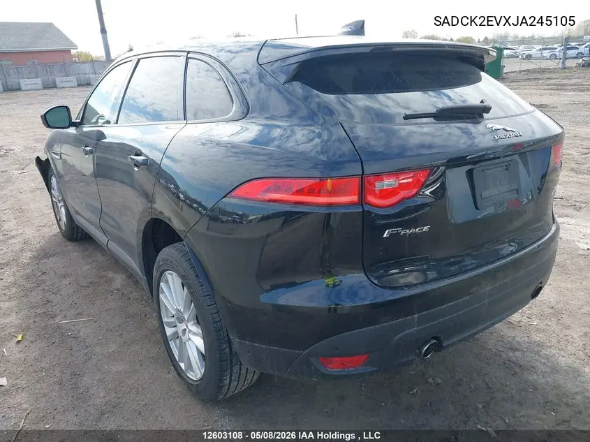 2018 Jaguar F-Pace Prestige VIN: SADCK2EVXJA245105 Lot: 12603108
