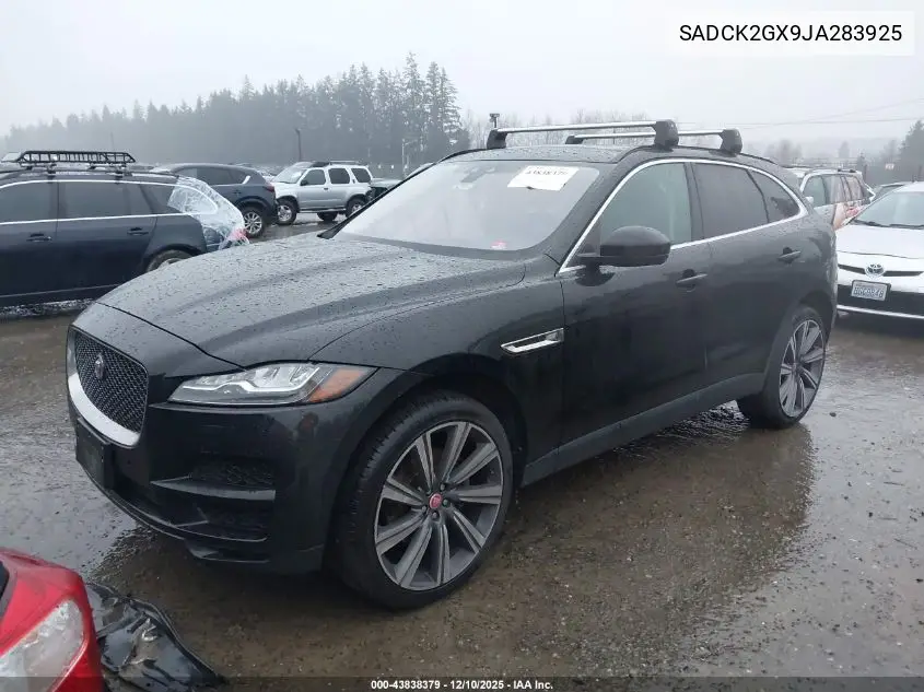 SADCK2GX9JA283925 2018 Jaguar F-Pace 30T Prestige