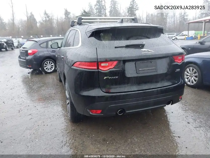 SADCK2GX9JA283925 2018 Jaguar F-Pace 30T Prestige