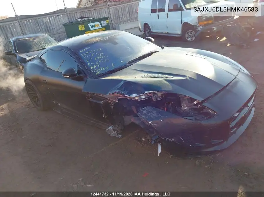 SAJXJ6DL5HMK46583 2017 Jaguar F-Type R