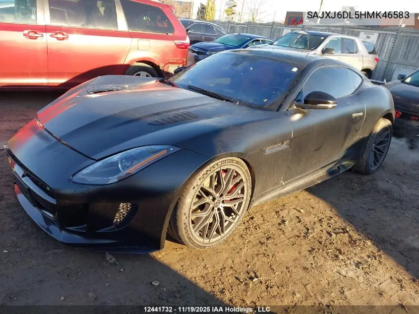 SAJXJ6DL5HMK46583 2017 Jaguar F-Type R