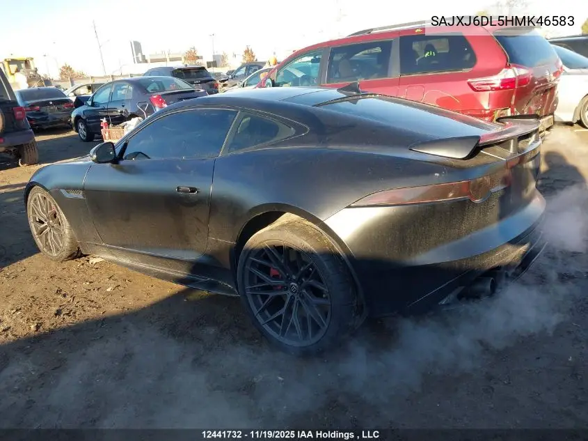 SAJXJ6DL5HMK46583 2017 Jaguar F-Type R