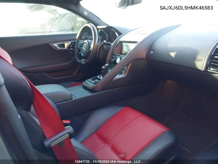 SAJXJ6DL5HMK46583 2017 Jaguar F-Type R