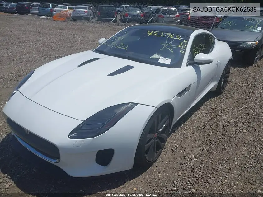 2019 Jaguar F-Type P300 VIN: SAJDD1GX6KCK62588 Lot: 45309636