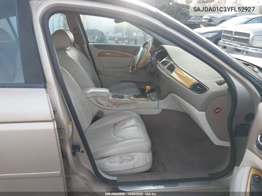 SAJDA01C3YFL52927 2000 Jaguar S-Type 3.0L V6