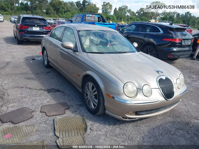 SAJEA01U53HM86638 2003 Jaguar S-Type 4.2L V8