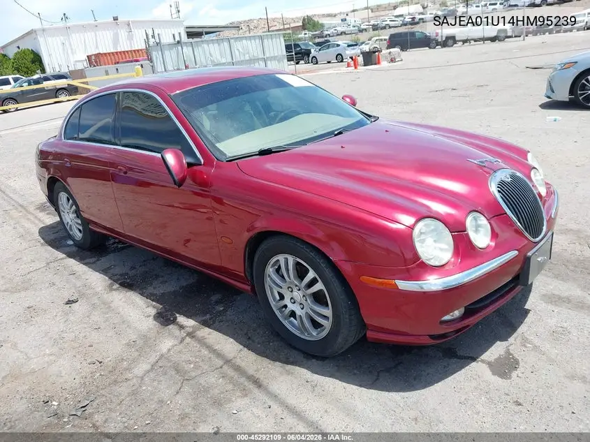 2004 Jaguar S-Type 4.2L V8 VIN: SAJEA01U14HM95239 Lot: 45292109