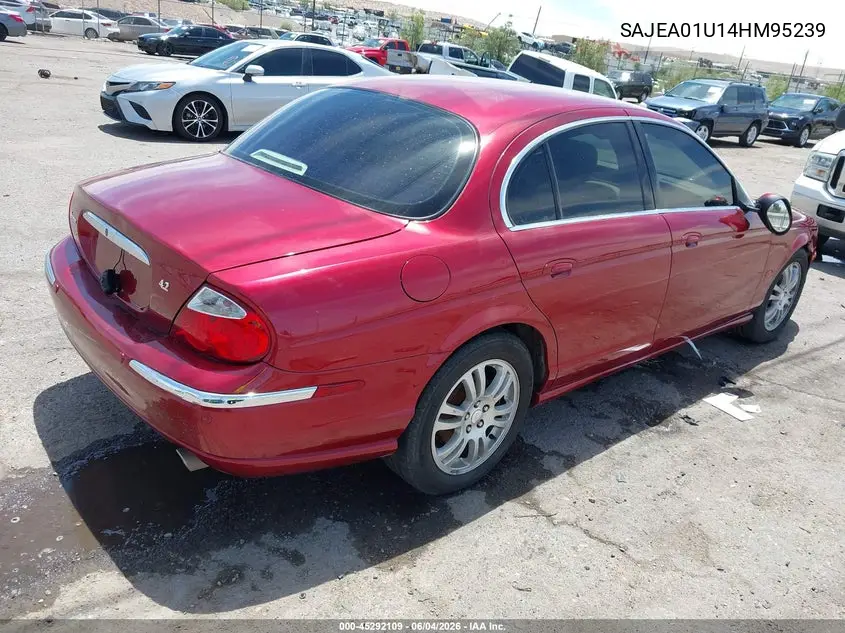 2004 Jaguar S-Type 4.2L V8 VIN: SAJEA01U14HM95239 Lot: 45292109