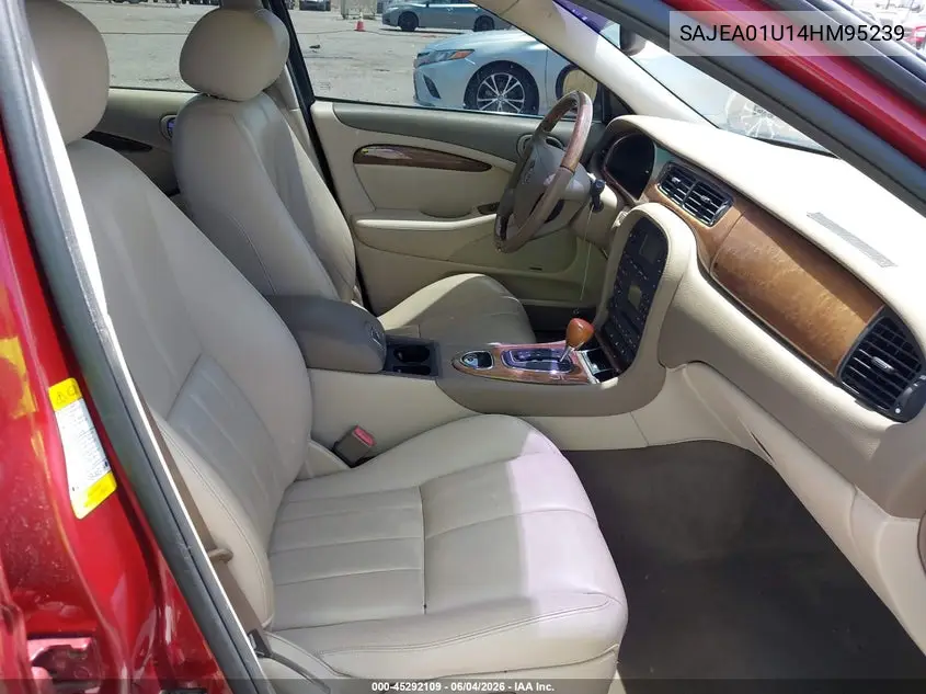 2004 Jaguar S-Type 4.2L V8 VIN: SAJEA01U14HM95239 Lot: 45292109