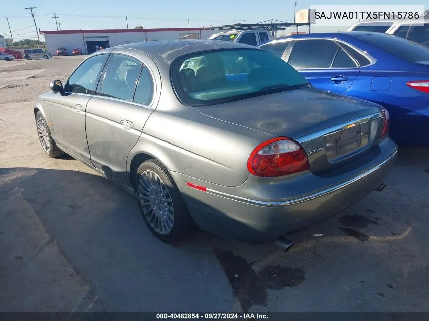 SAJWA01TX5FN15786 2005 Jaguar S-Type 3.0L V6