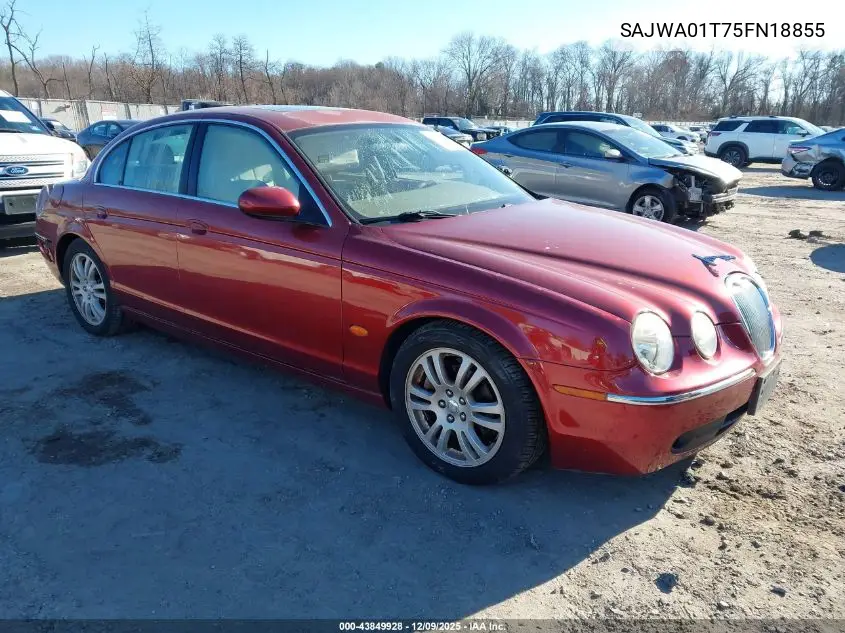 SAJWA01T75FN18855 2005 Jaguar S-Type 3.0L V6