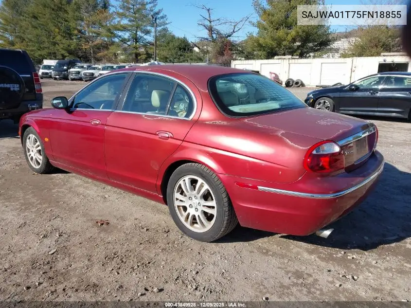 SAJWA01T75FN18855 2005 Jaguar S-Type 3.0L V6
