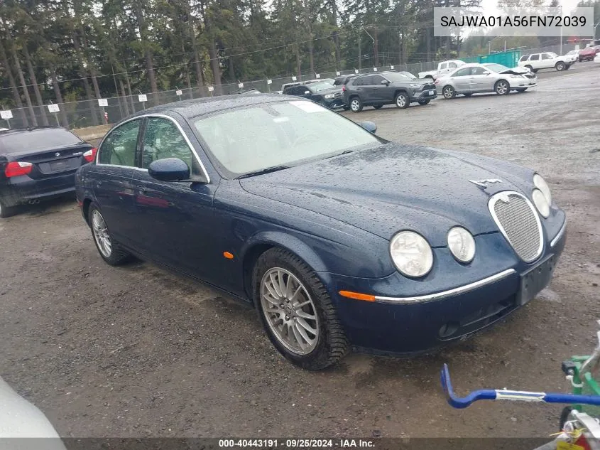 SAJWA01A56FN72039 2006 Jaguar S-Type 3.0L V6