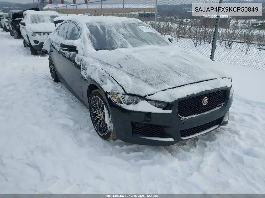 SAJAP4FX9KCP50849 2019 Jaguar Xe 25T Landmark