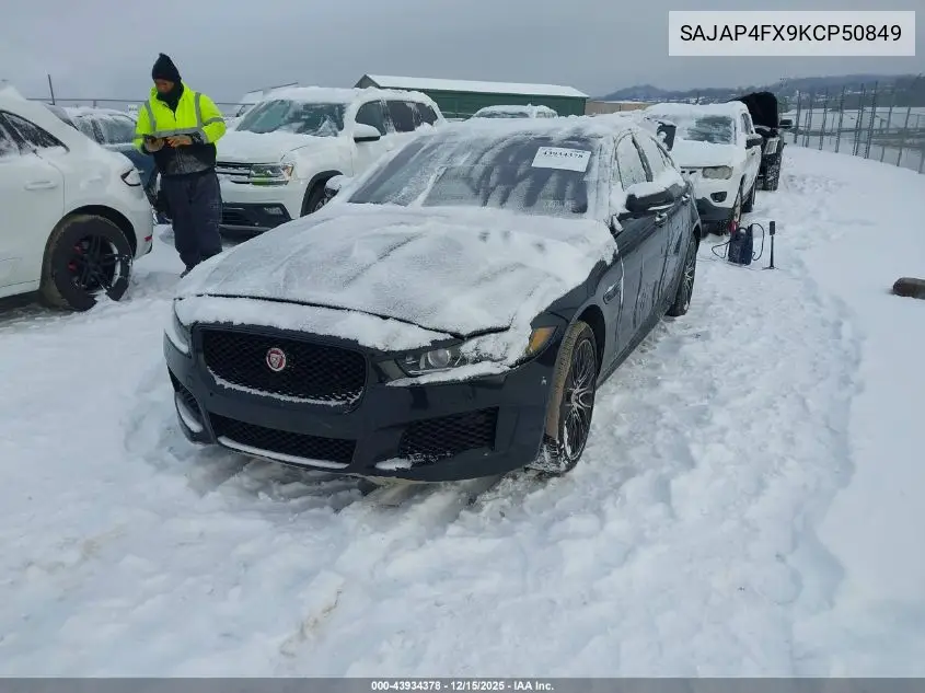 SAJAP4FX9KCP50849 2019 Jaguar Xe 25T Landmark