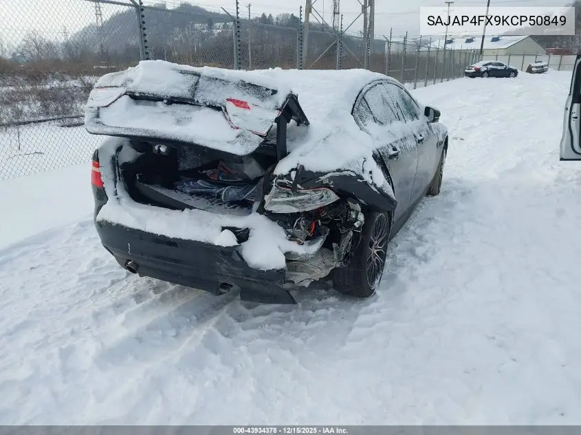 SAJAP4FX9KCP50849 2019 Jaguar Xe 25T Landmark