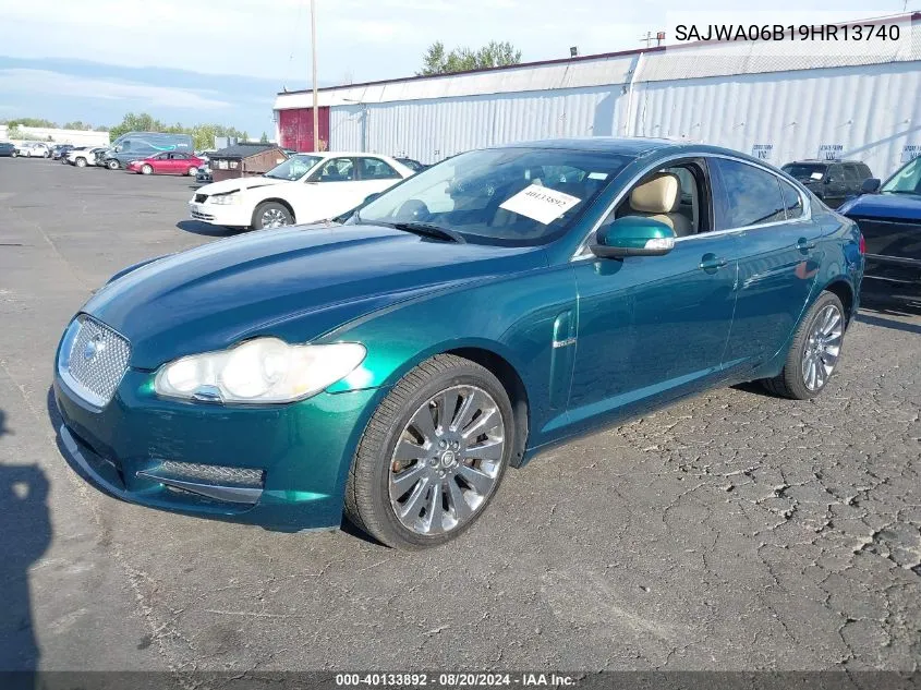 SAJWA06B19HR13740 2009 Jaguar Xf Premium Luxury