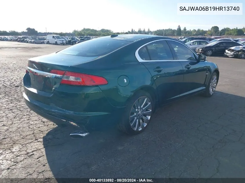 SAJWA06B19HR13740 2009 Jaguar Xf Premium Luxury