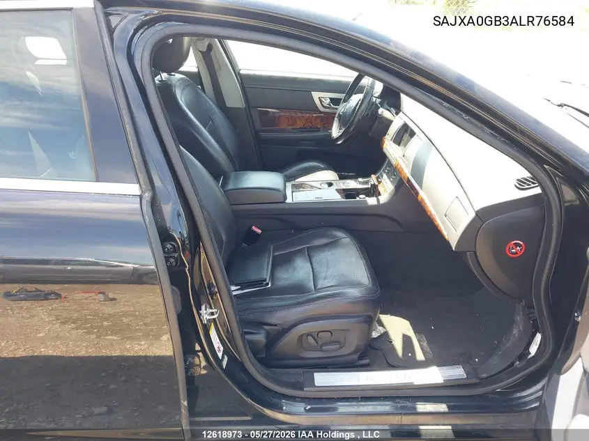 2010 Jaguar Xf Premium VIN: SAJXA0GB3ALR76584 Lot: 12618973x