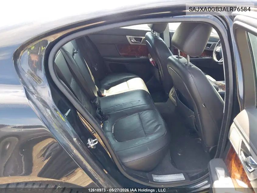 2010 Jaguar Xf Premium VIN: SAJXA0GB3ALR76584 Lot: 12618973x