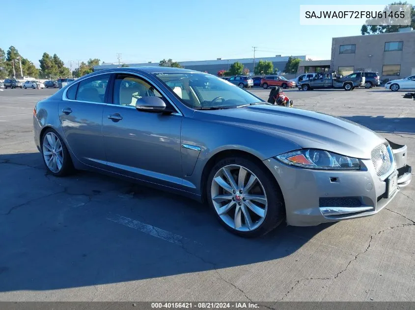 SAJWA0F72F8U61465 2015 Jaguar Xf 3.0 Portfolio/3.0 Sport