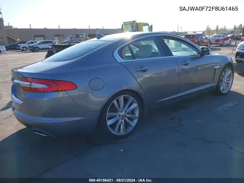 SAJWA0F72F8U61465 2015 Jaguar Xf 3.0 Portfolio/3.0 Sport