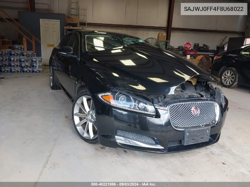 SAJWJ0FF4F8U68022 2015 Jaguar Xf 3.0 Portfolio/3.0 Sport