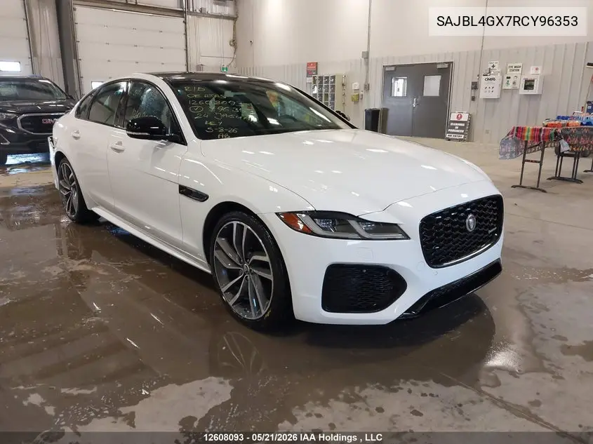 2024 Jaguar Xf R-Dynamic Se VIN: SAJBL4GX7RCY96353 Lot: 12608093
