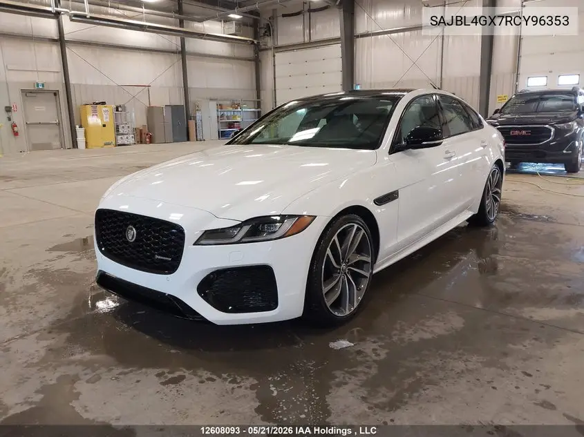 2024 Jaguar Xf R-Dynamic Se VIN: SAJBL4GX7RCY96353 Lot: 12608093