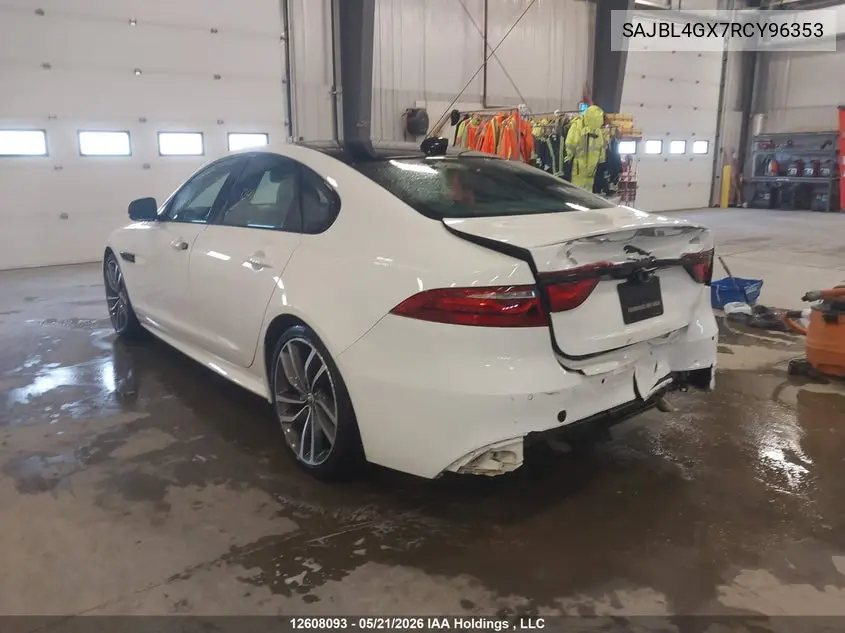 2024 Jaguar Xf R-Dynamic Se VIN: SAJBL4GX7RCY96353 Lot: 12608093